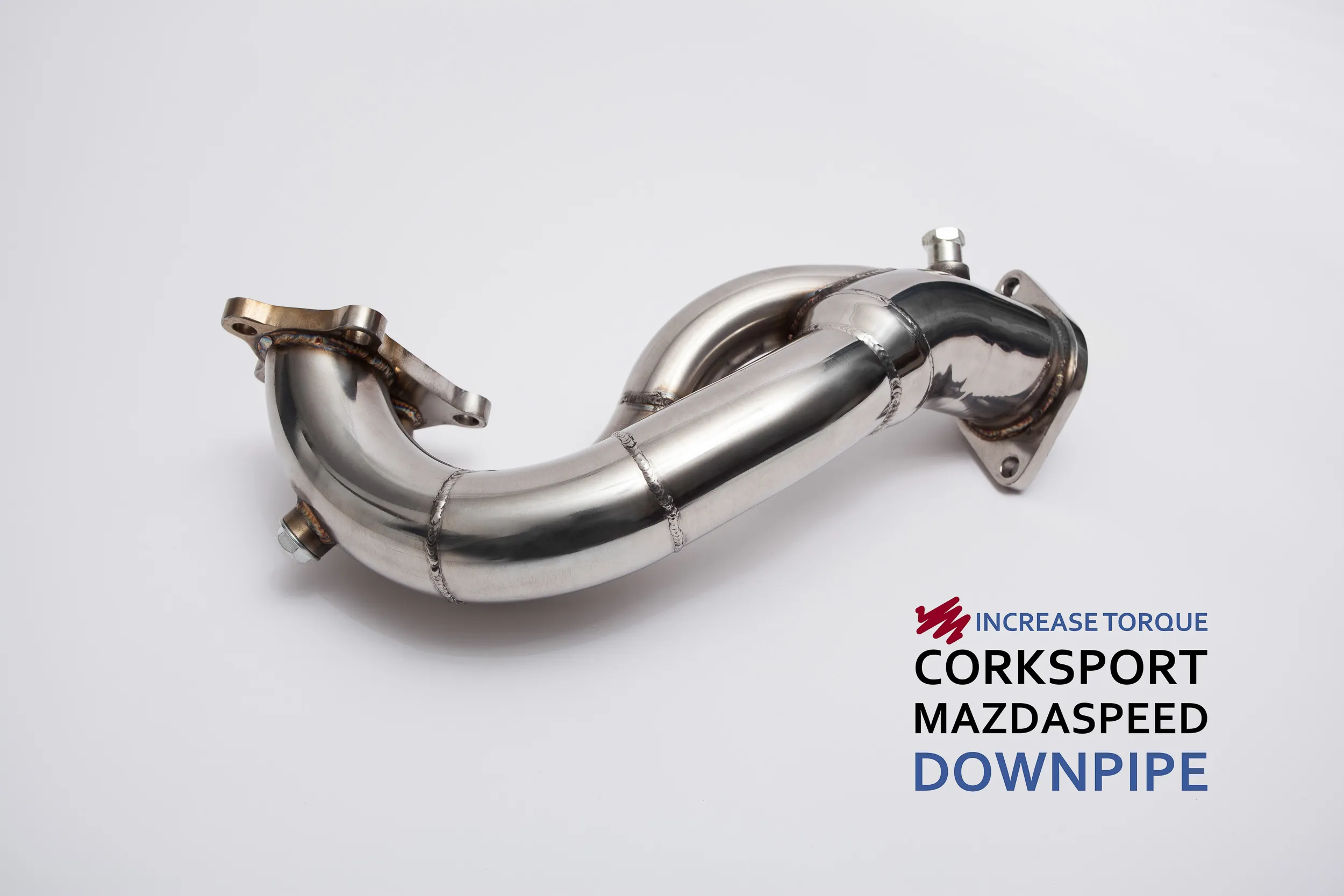 Corksport-Downpipe für den Mazdaspeed mit Produkttext