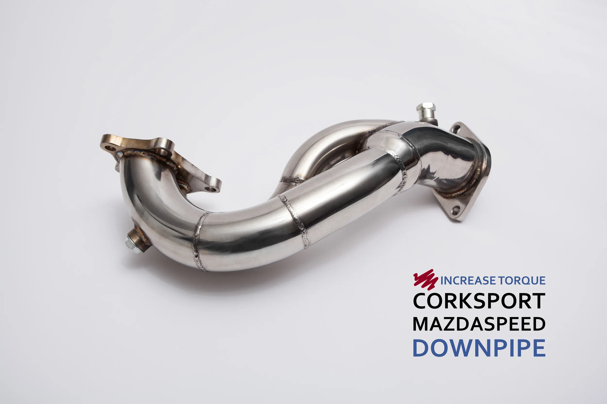 Corksport-Downpipe für den Mazdaspeed mit Produkttext